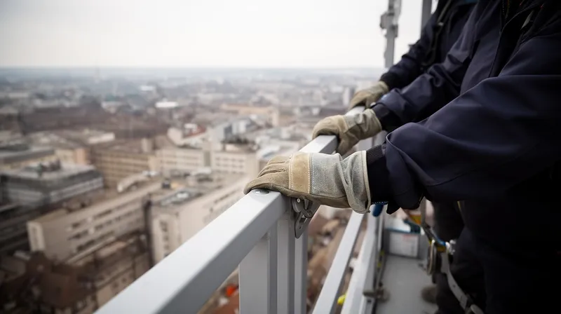 Arbeitsbühne im Einsatz