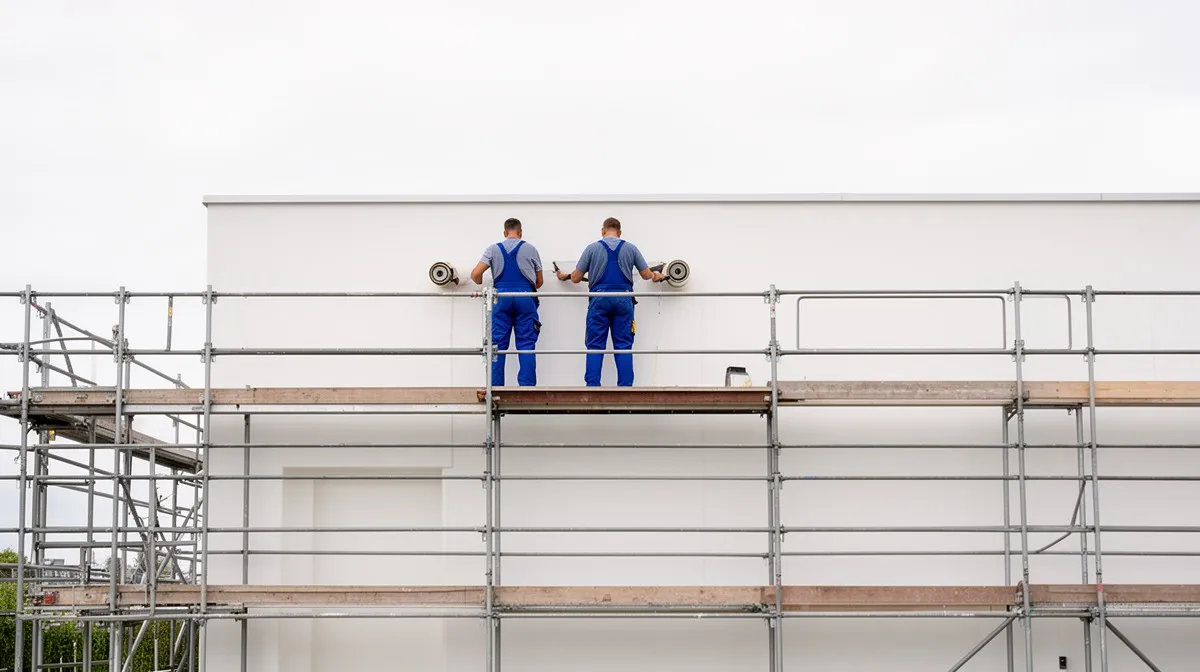 Arbeitsbühne im Einsatz